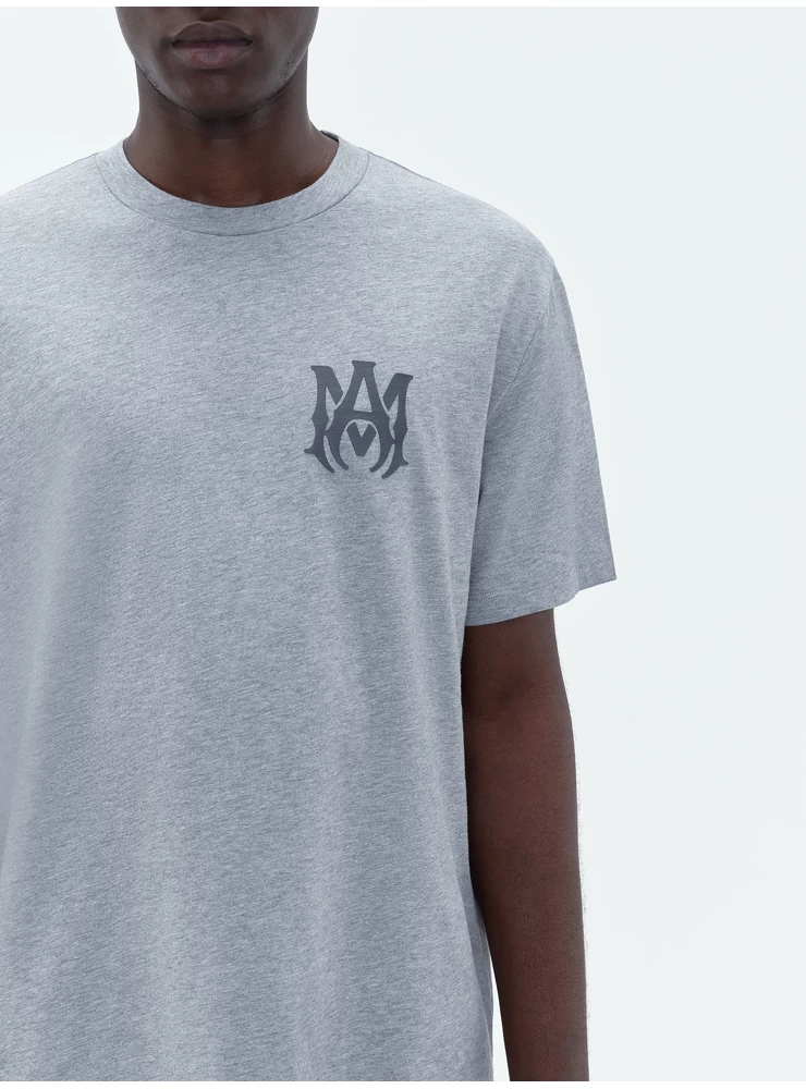 Amiri MA LOGO TEE - Heather Grey