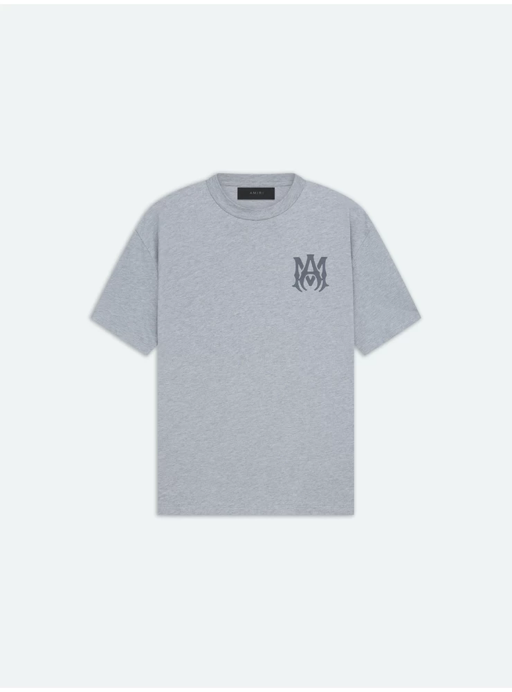 Amiri MA LOGO TEE - Heather Grey