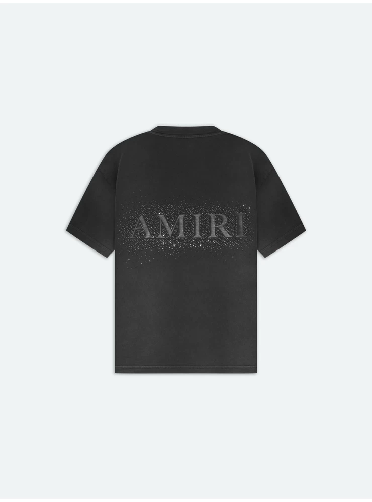 Amiri CRYSTAL BURST TEE- Faded Black