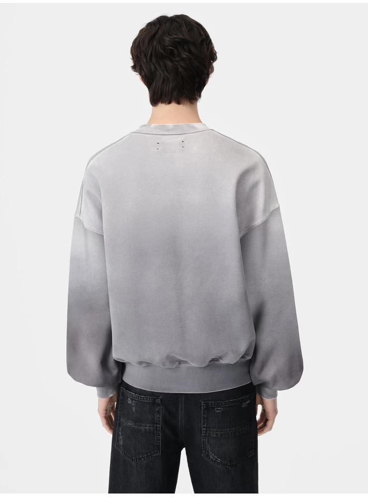 Amiri Vintage Wave Oversized Crew - černá