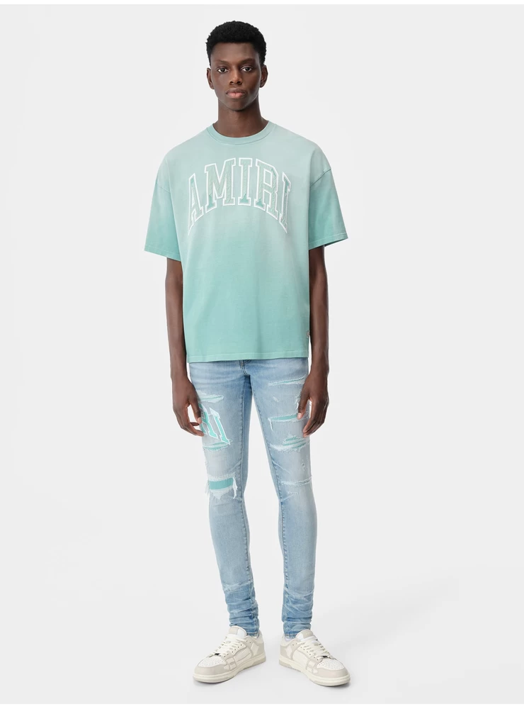 Amiri AMIRI VINTAGE OVERSIZED TEE - Sea Blue