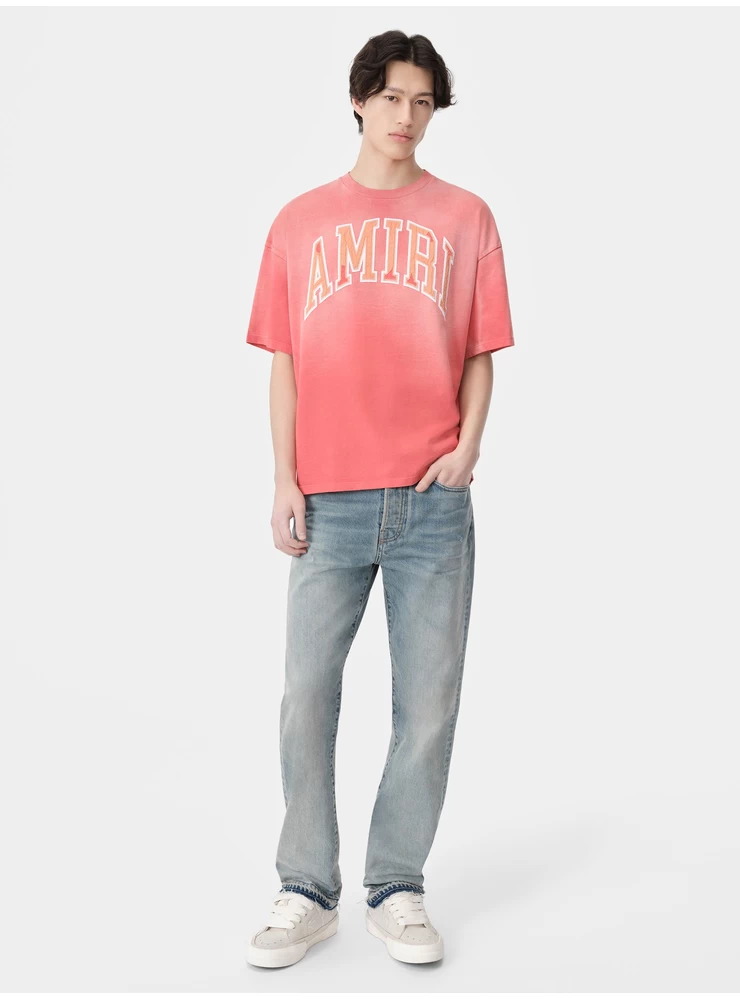 Amiri AMIRI VINTAGE OVERSIZED TEE - Cranberry