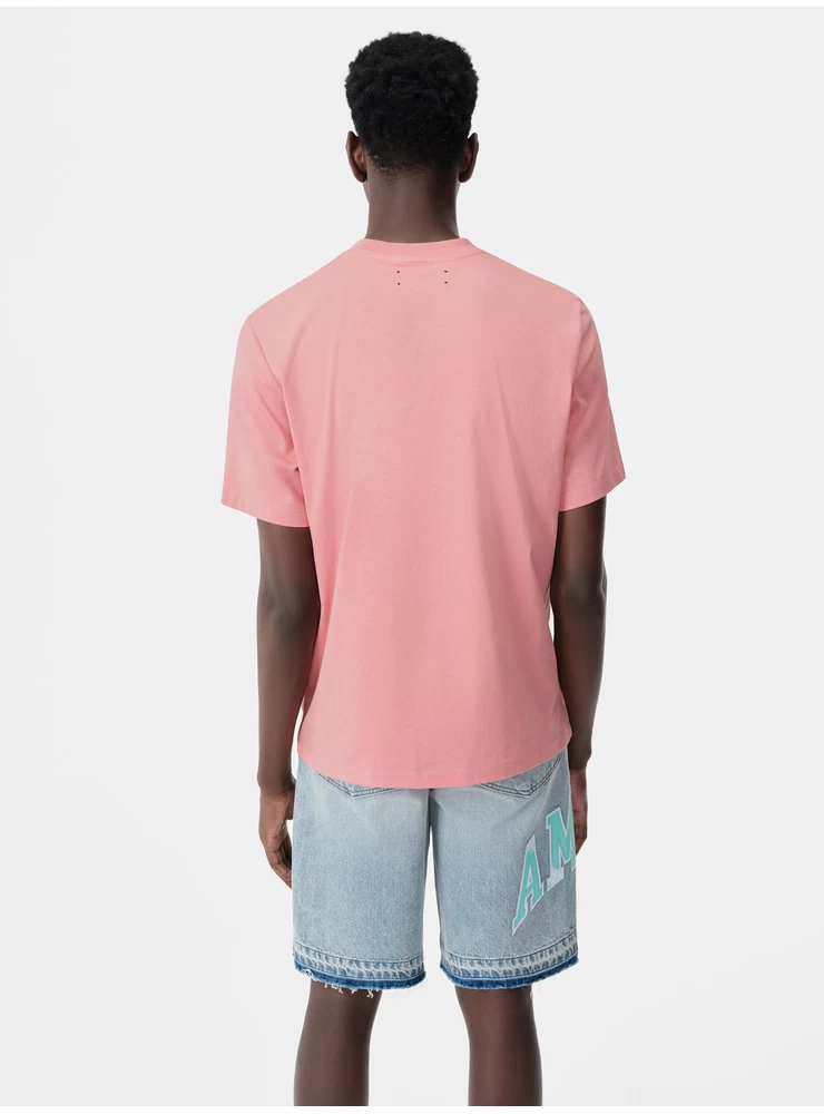 Amiri AMIRI TWISTED PALMS TEE - Flamingo Pink