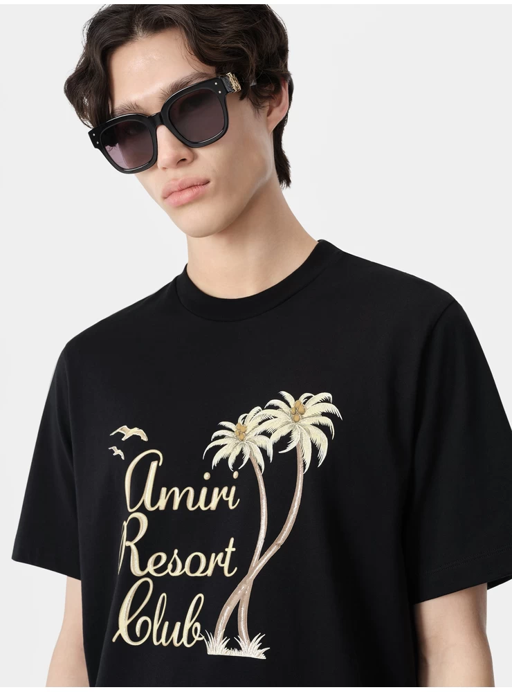 Amiri AMIRI TWISTED PALMS TEE - Black