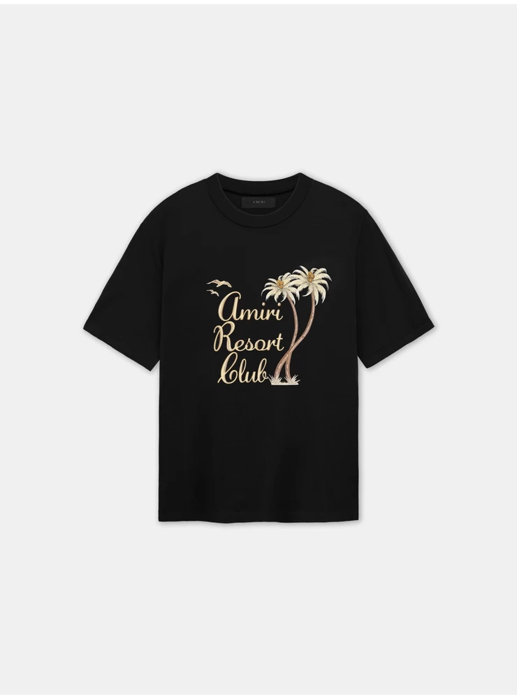 Amiri AMIRI TWISTED PALMS TEE - Black