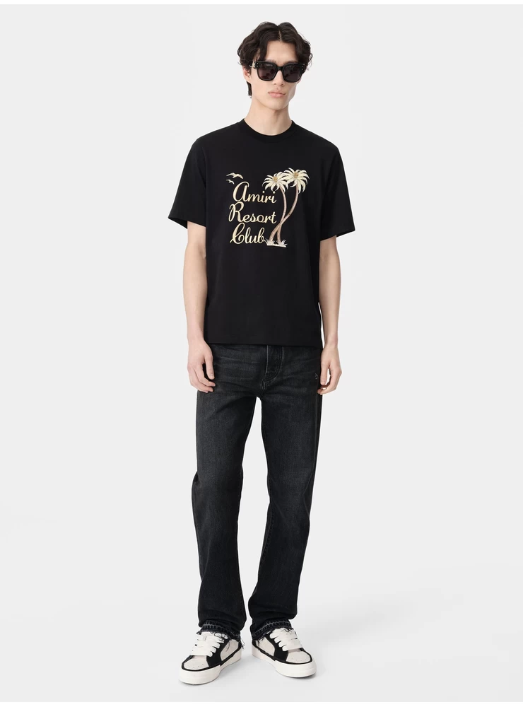 Amiri AMIRI TWISTED PALMS TEE - Black