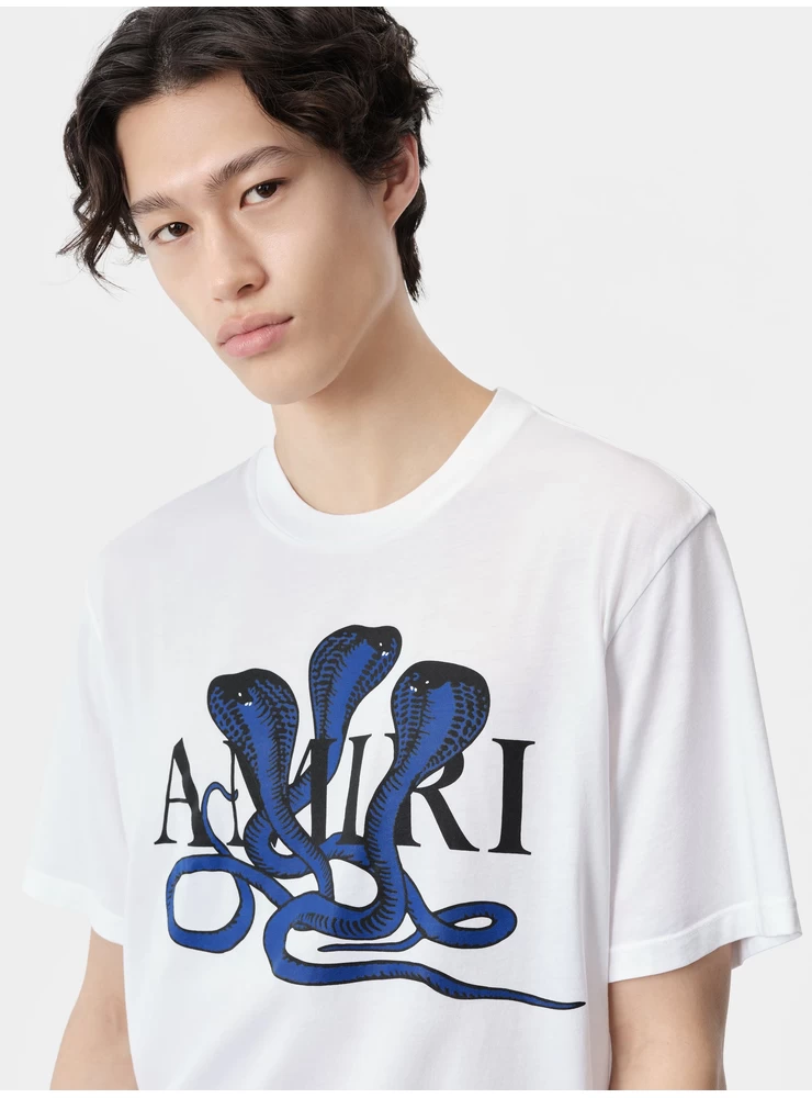 Amiri POISON TEE - White Blue