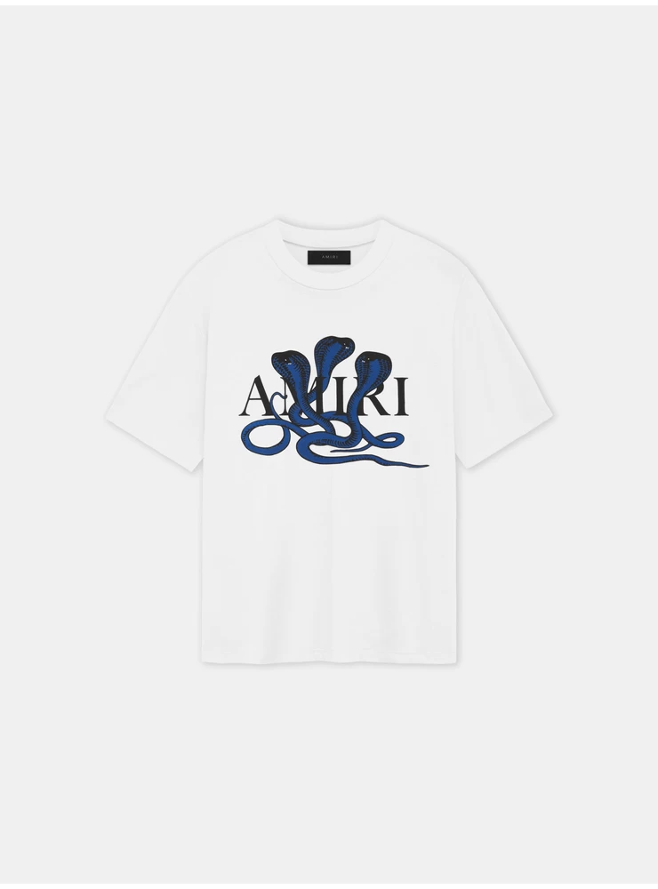 Amiri POISON TEE - White Blue