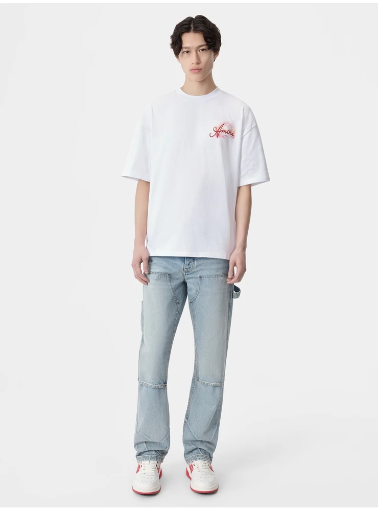 Amiri Amiri Paradise Camiseta Con Aerógrafo - Blanco