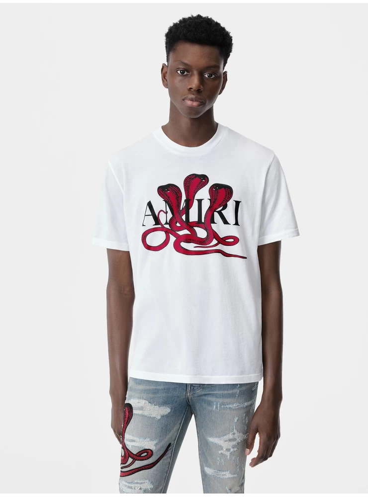 Amiri POISON TEE - White Red