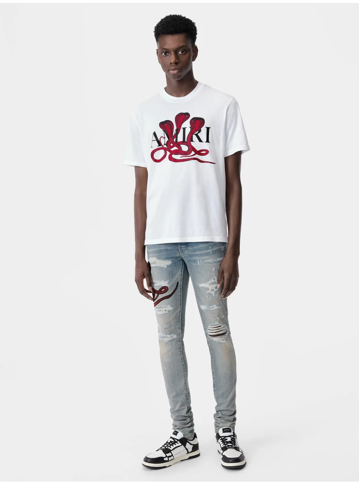 Amiri POISON TEE - White Red