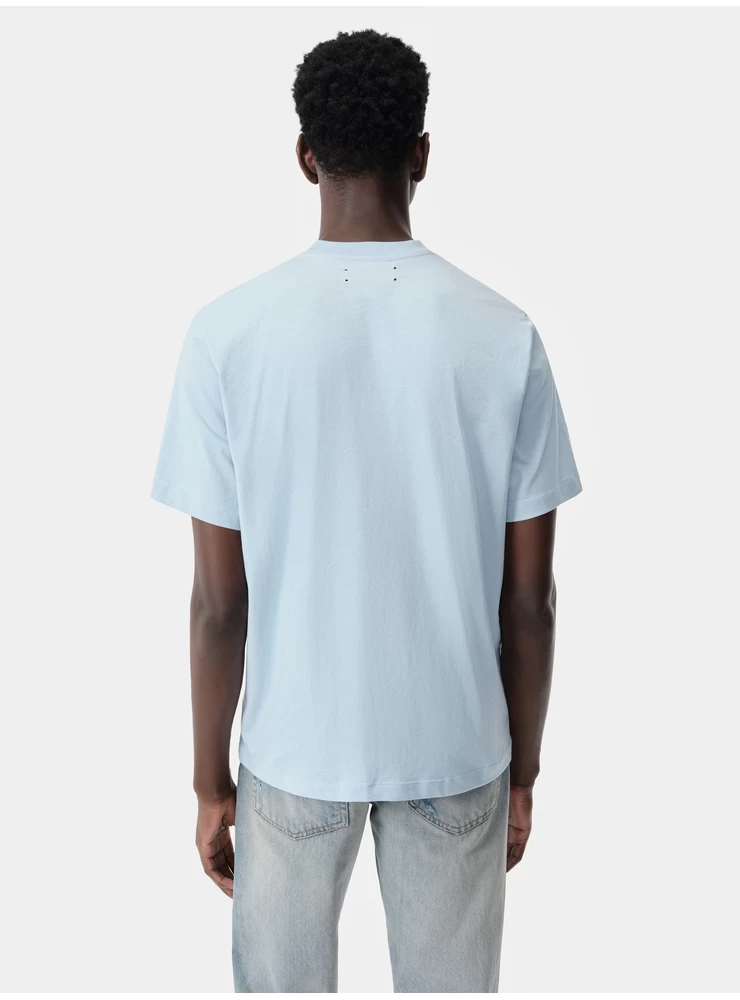 Amiri AMIRI STAGGERED TEE - Cerulean
