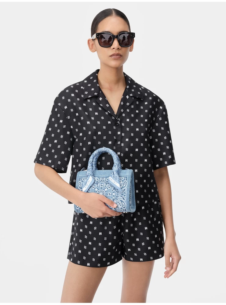 Amiri WOMEN -  BANDANA MICRO TRIANGLE BAG - True Blue