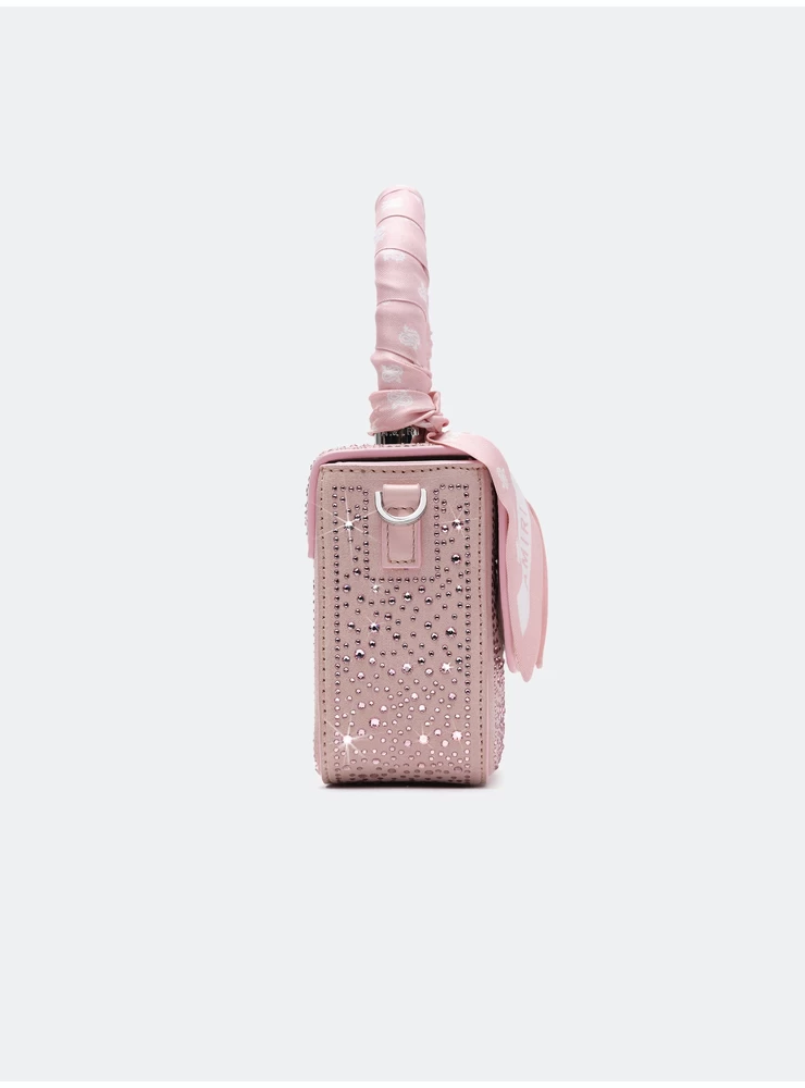 Amiri WOMEN - CRYSTAL MICRO MA BAG - Pink