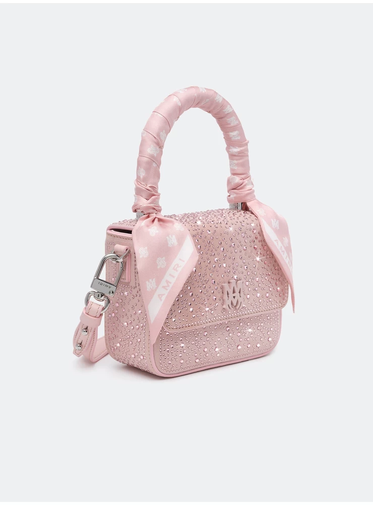 Amiri WOMEN - CRYSTAL MICRO MA BAG - Pink