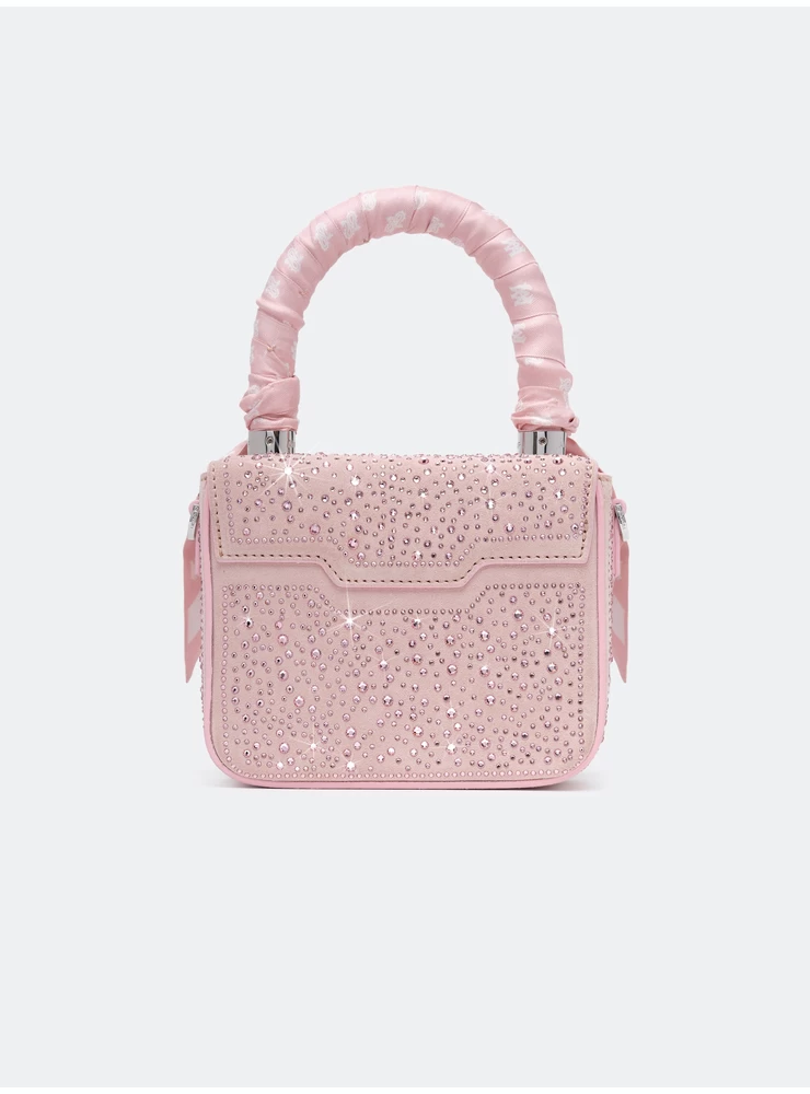Amiri WOMEN - CRYSTAL MICRO MA BAG - Pink