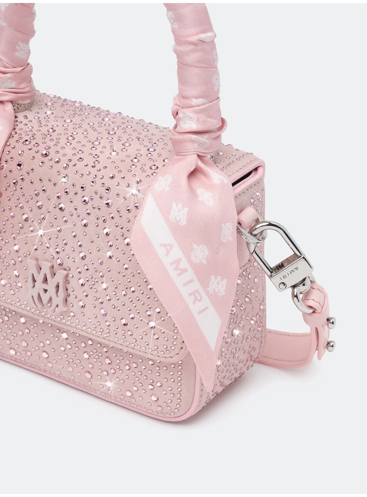 Amiri WOMEN - CRYSTAL MICRO MA BAG - Pink