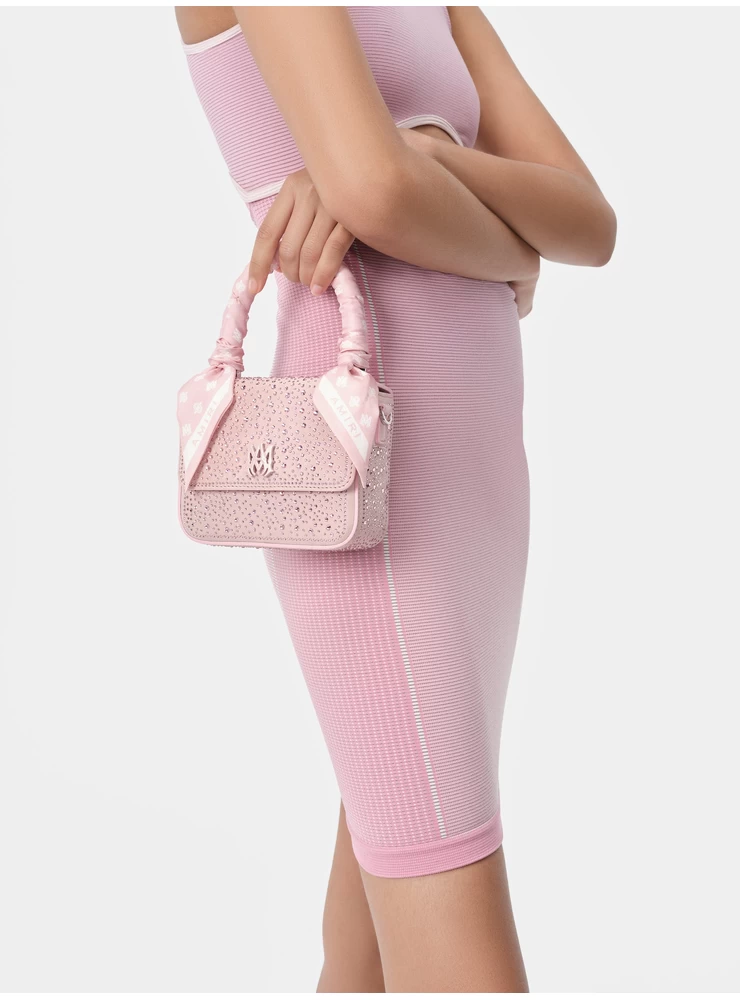 Amiri WOMEN - CRYSTAL MICRO MA BAG - Pink
