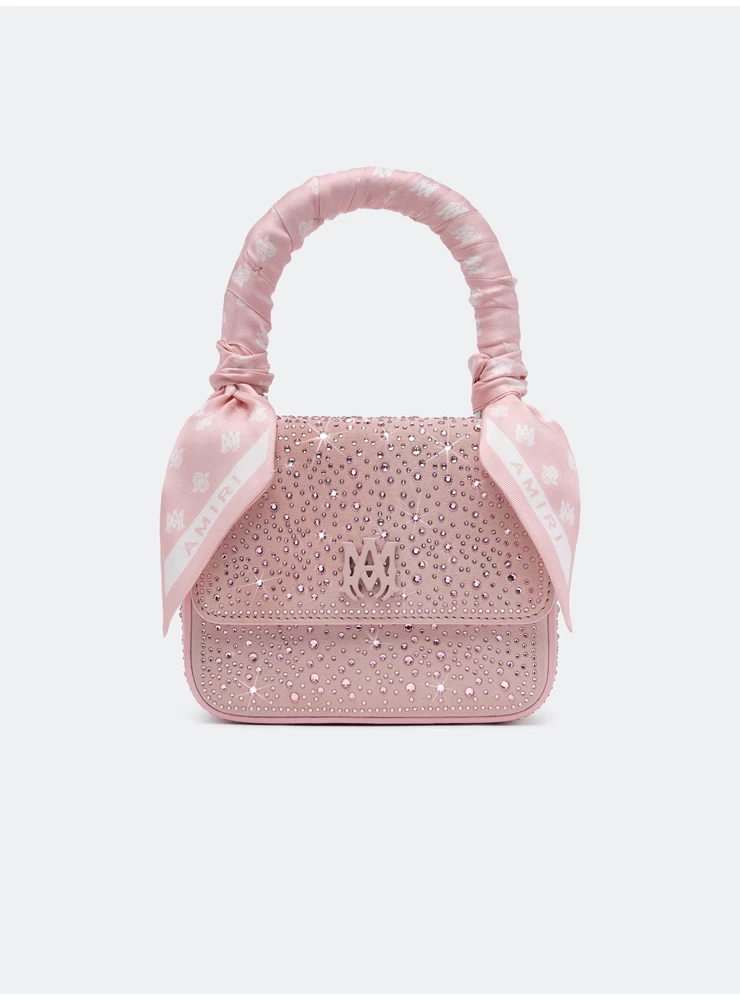 Amiri WOMEN - CRYSTAL MICRO MA BAG - Pink