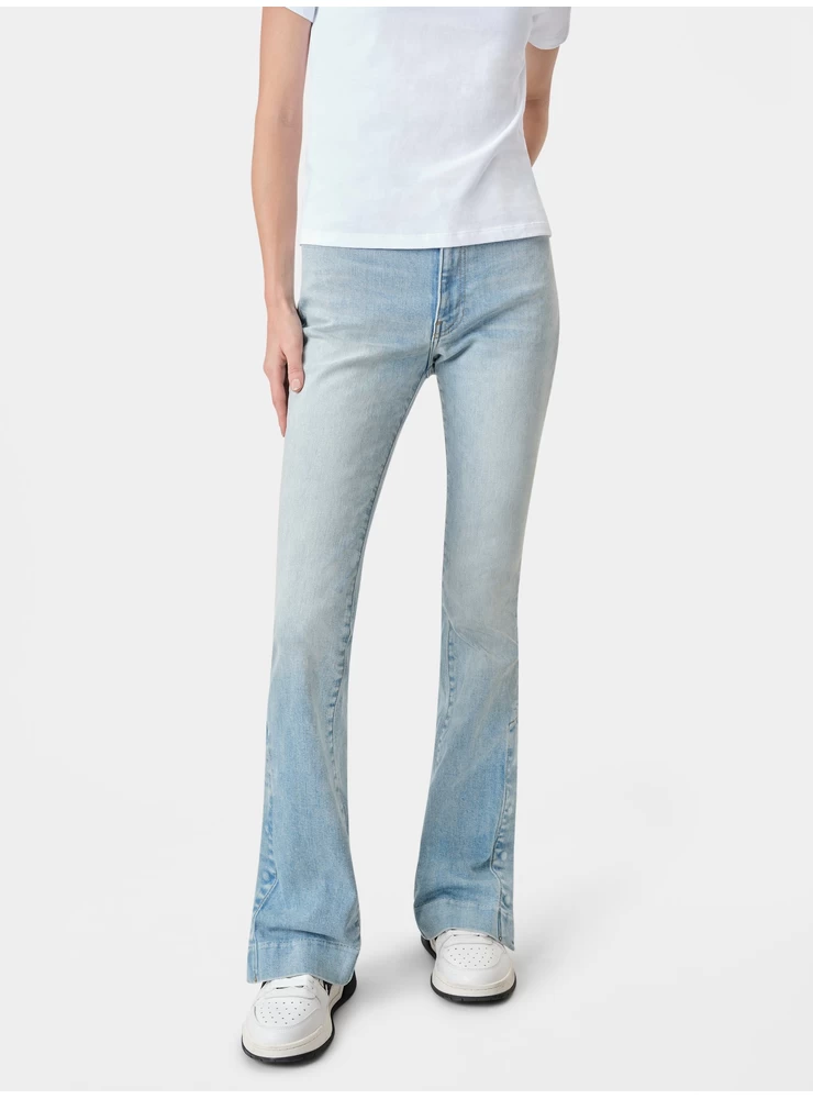 Amiri WOMEN - WOMEN'S KICK FLARE - Light Indigo