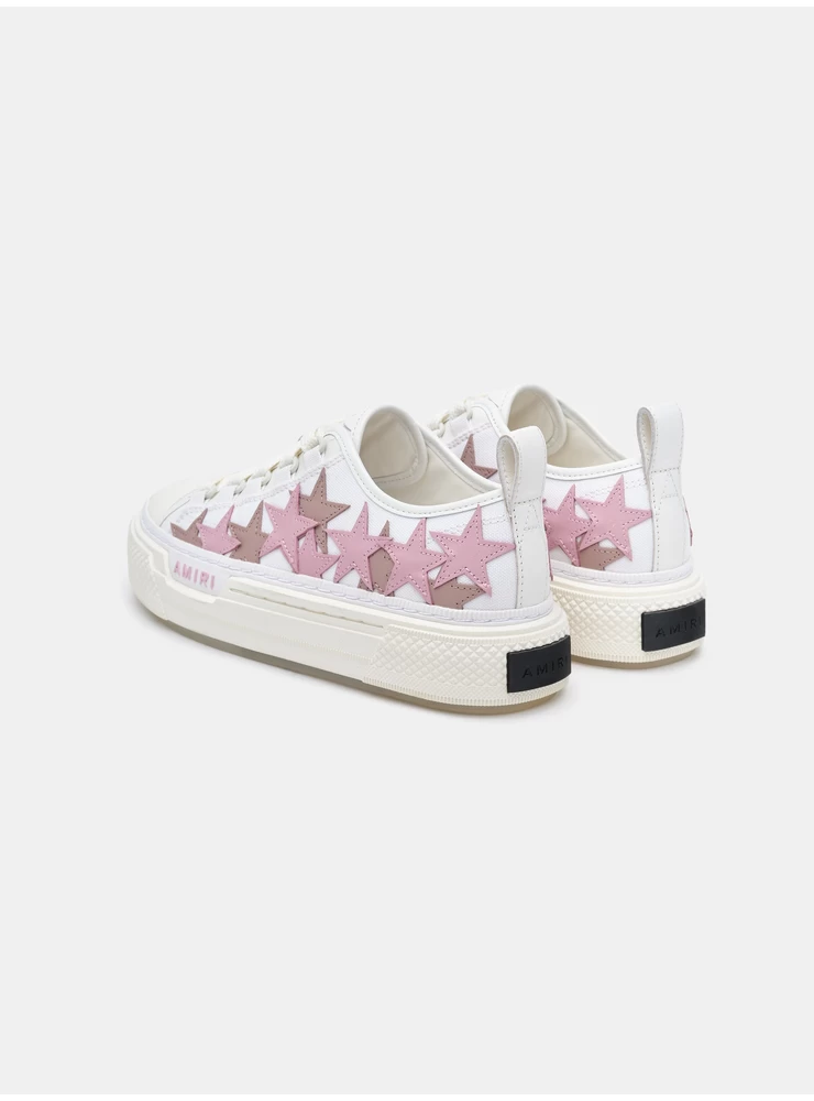 Amiri WOMEN- WOMEN'S STARS COURT LOW - WHITE/PINK
