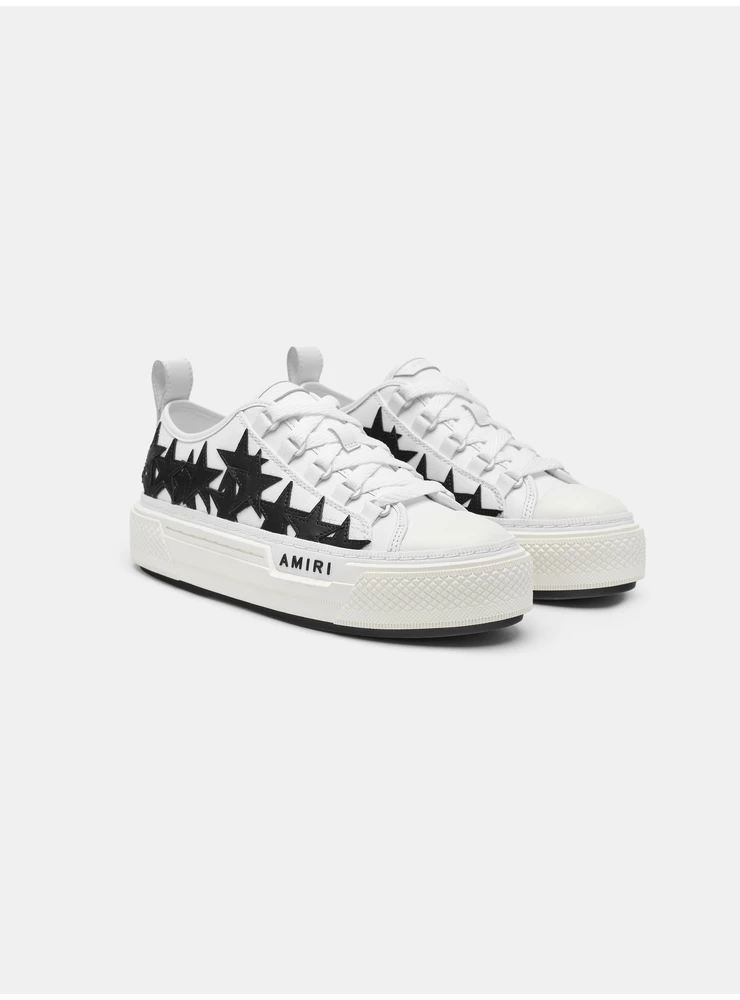 Amiri WOMEN- WOMEN'S STARS COURT LOW - WHITE/BLACK