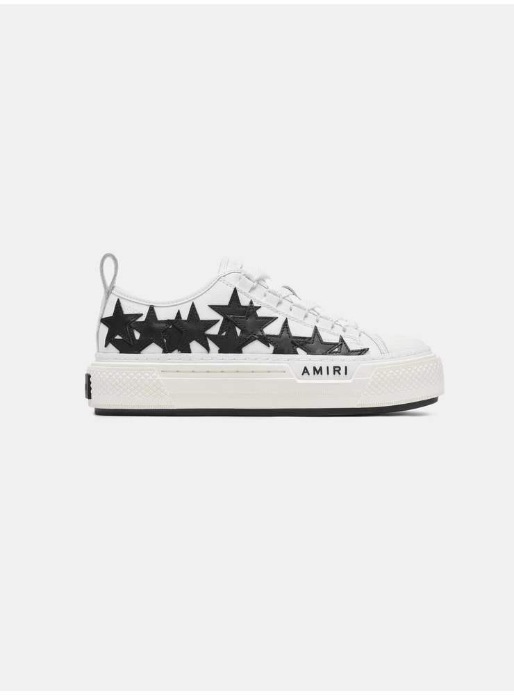 Amiri WOMEN- WOMEN'S STARS COURT LOW - WHITE/BLACK