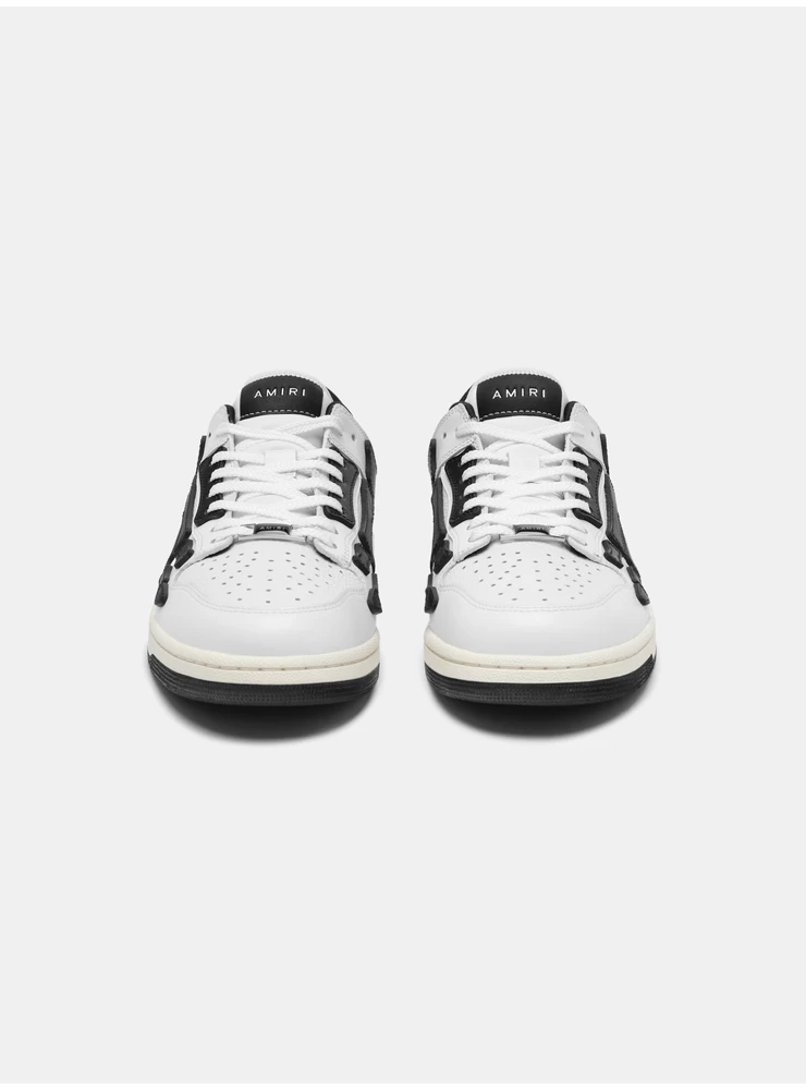 Amiri WOMEN- WOMEN'S SKEL-TOP LOW -  WHITE BLACK