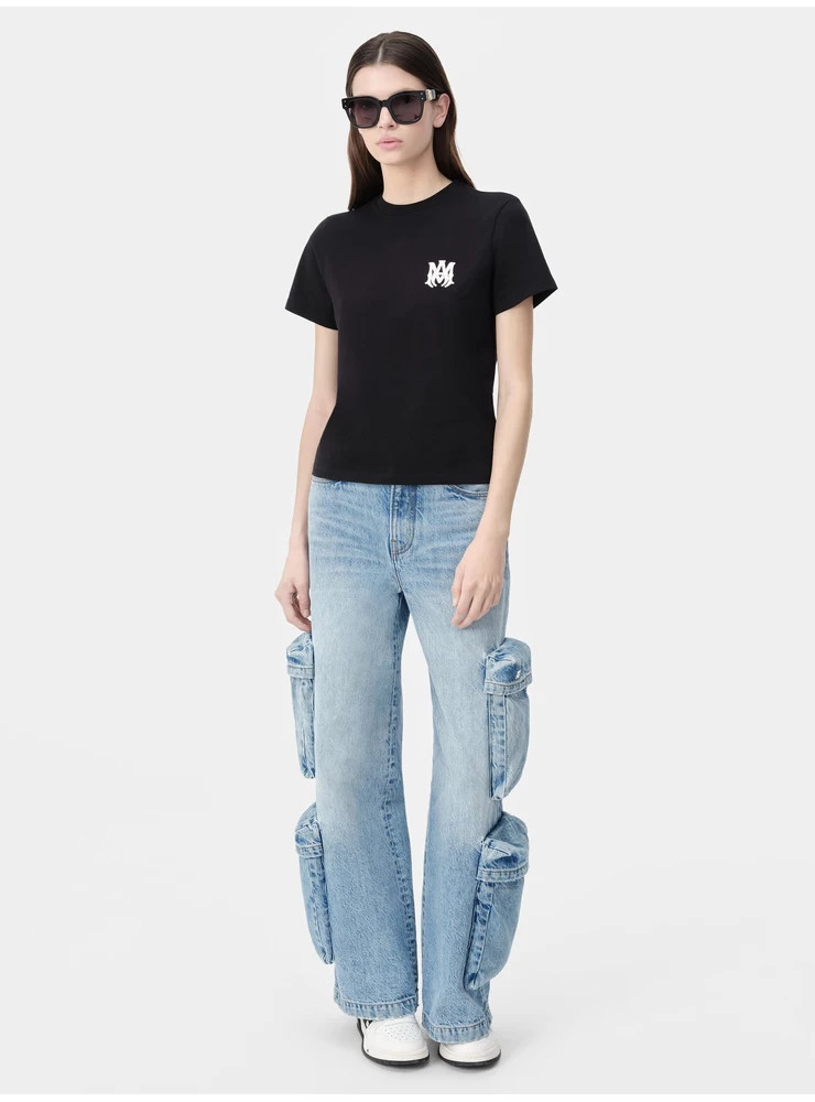 Amiri WOMEN - WOMEN'S MA CORE LOGO TEE - Black