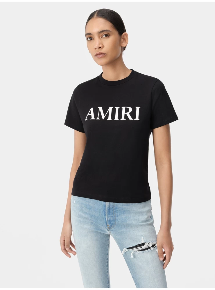 Amiri WOMEN - WOMEN'S AMIRI CORE LOGO TEE - Black