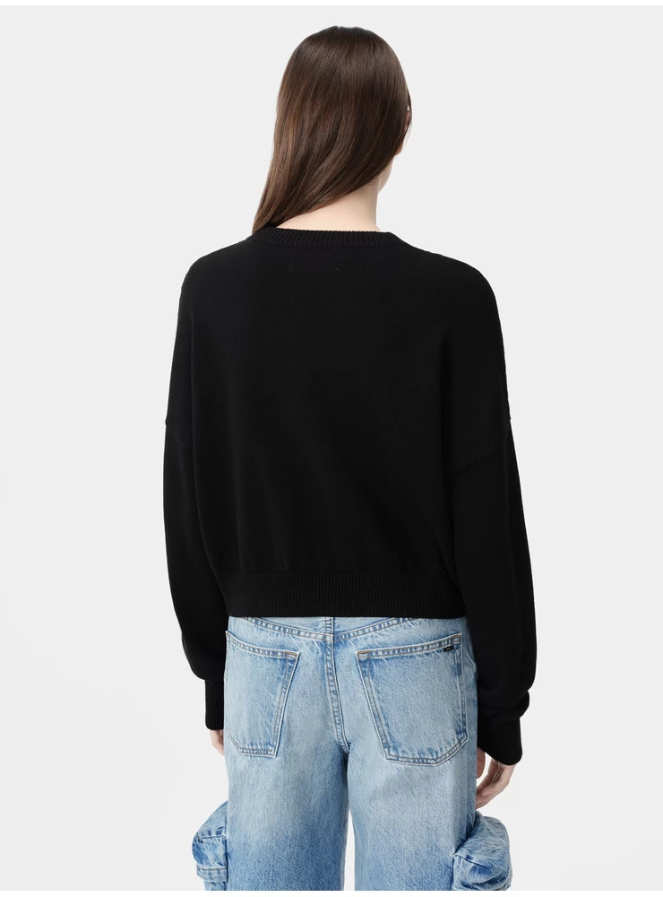 Amiri WOMEN - WOMEN'S AMIRI ARTS DISTRICT CREW - Black