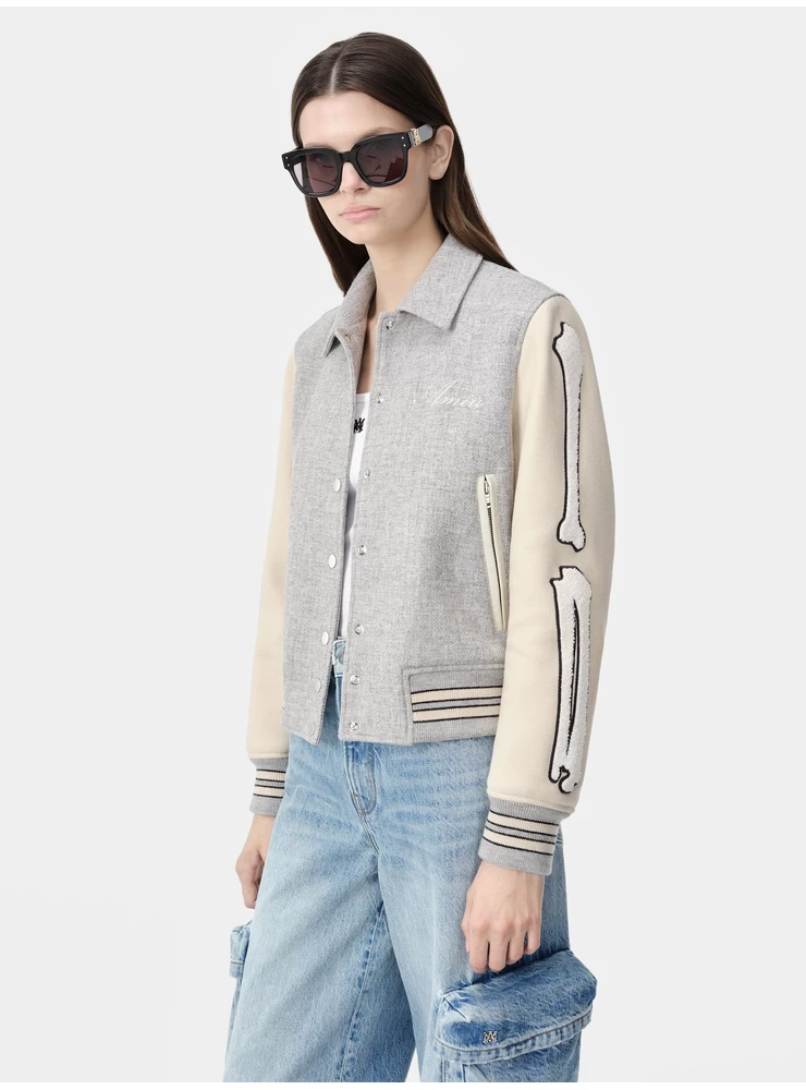 Amiri WOMEN - WOMEN'S BONES JACKET - Grey
