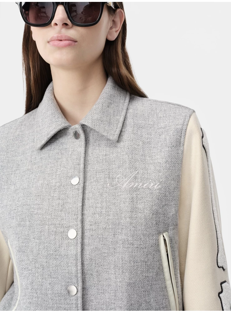 Amiri WOMEN - WOMEN'S BONES JACKET - Grey