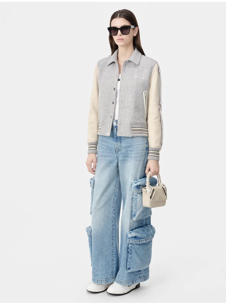 Amiri Mujer - Chaqueta De Huesos Para Mujer - Gris
