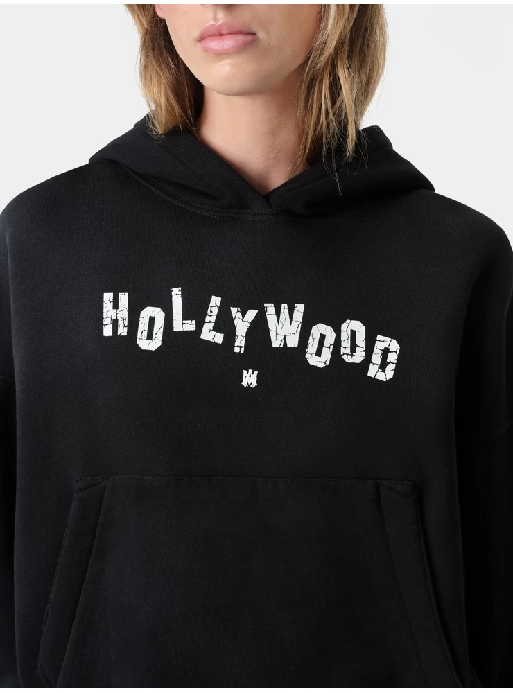Amiri WOMEN - WOMEN'S HOLLYWOOD HOODIE - Faded Black