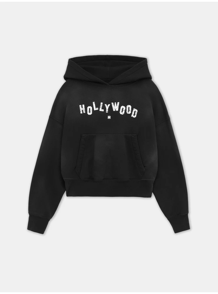 Amiri WOMEN - WOMEN'S HOLLYWOOD HOODIE - Faded Black