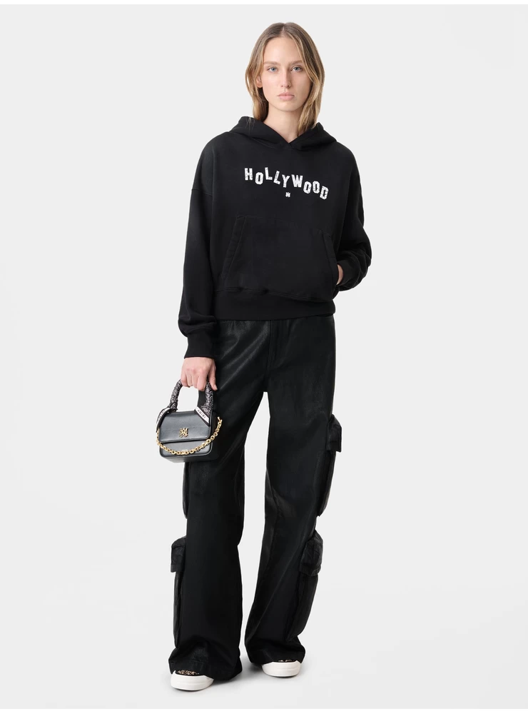 Amiri WOMEN - WOMEN'S HOLLYWOOD HOODIE - Faded Black
