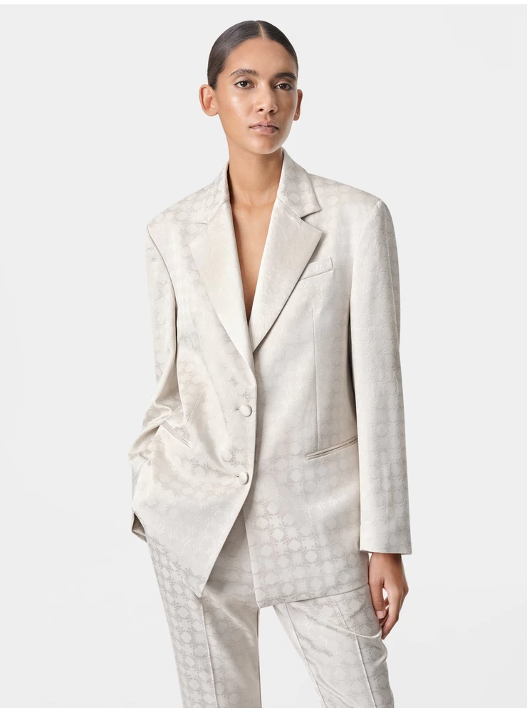 Amiri WOMEN - WOMEN'S MA QUAD OVERSIZED BLAZER - Alabaster