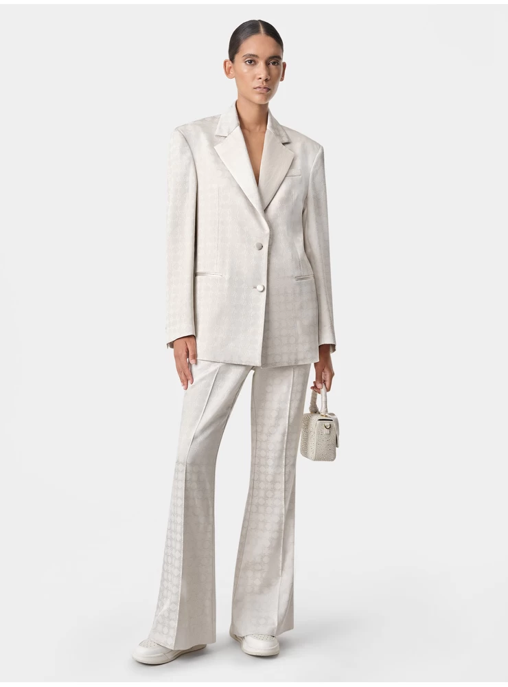 Amiri WOMEN - WOMEN'S MA QUAD OVERSIZED BLAZER - Alabaster