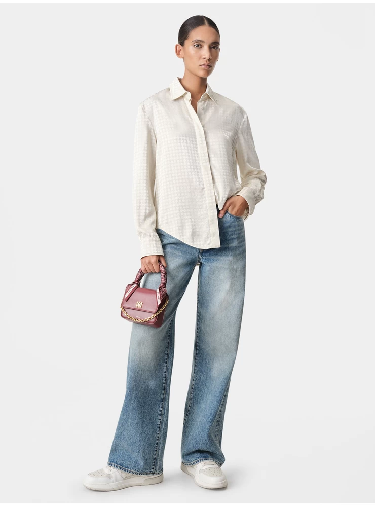 Amiri WOMEN - WOMEN'S MA QUAD LONG SLEEVE SHIRT - Alabaster