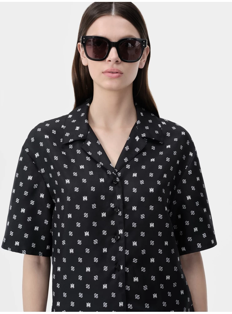 Amiri WOMEN - WOMEN'S MA PAISLEY SHIRT - Black