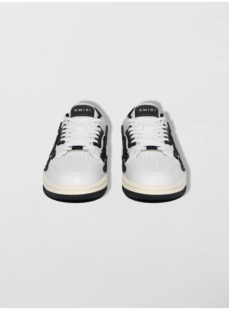 Amiri WOMEN - SKEL-TOP LOW - WHITE_BLACK