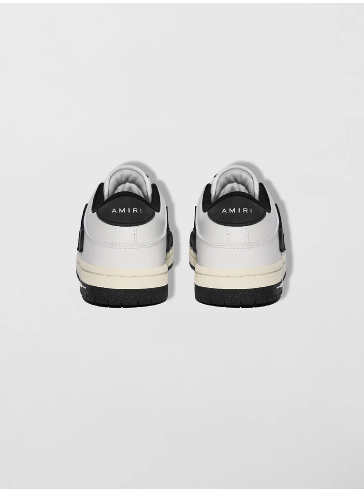 Amiri WOMEN - SKEL-TOP LOW - WHITE_BLACK