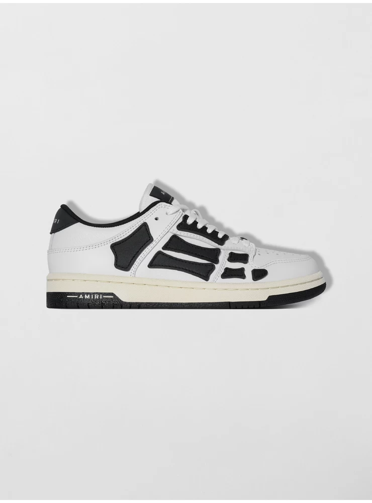 Amiri WOMEN - SKEL-TOP LOW - WHITE_BLACK