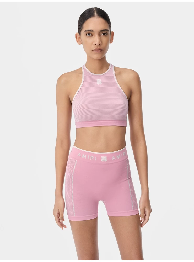 Amiri WOMEN - WOMEN'S MA SEAMLESS RACERBACK BRA - Flamingo Pink