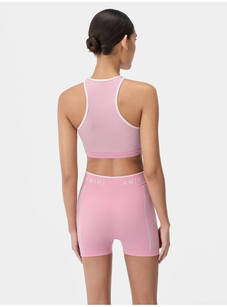Amiri WOMEN - WOMEN'S MA SEAMLESS RACERBACK BRA - Flamingo Pink