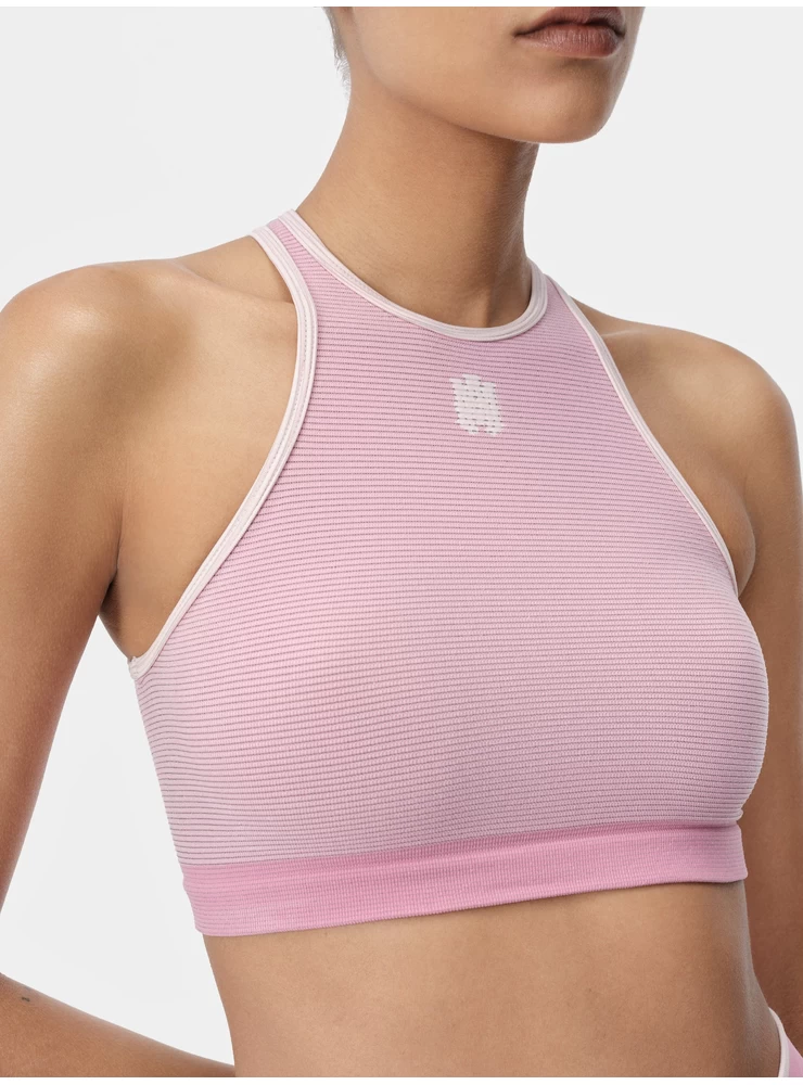 Amiri WOMEN - WOMEN'S MA SEAMLESS RACERBACK BRA - Flamingo Pink