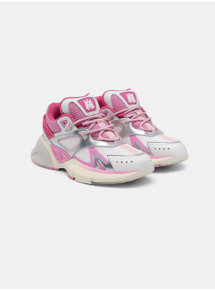 Amiri WOMEN - WOMEN'S MA RUNNER - Fuchsia Pink White Silver