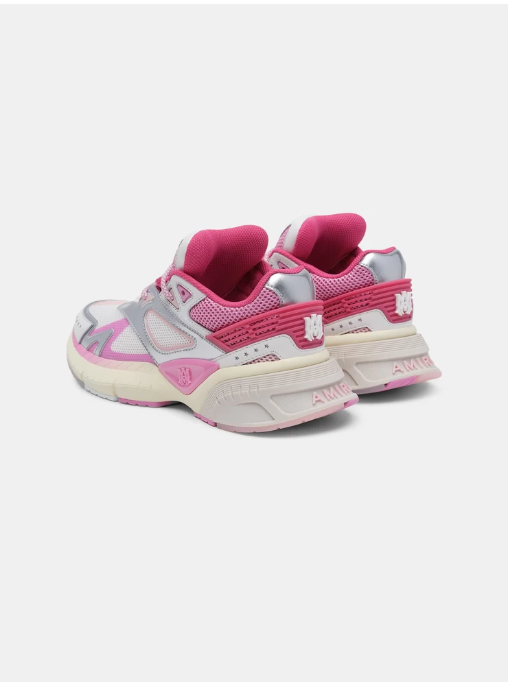 Amiri WOMEN - WOMEN'S MA RUNNER - Fuchsia Pink White Silver