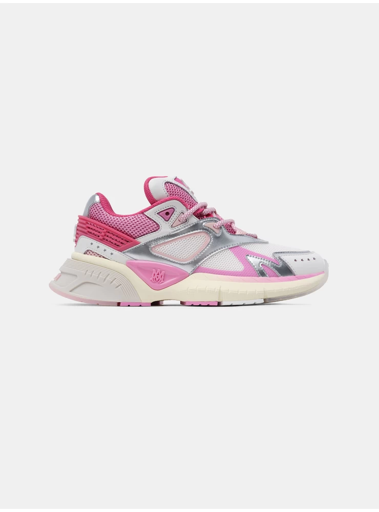 Amiri WOMEN - WOMEN'S MA RUNNER - Fuchsia Pink White Silver